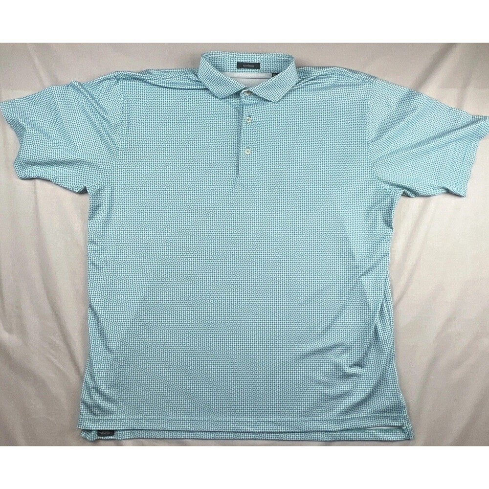 Turtleson Golf Polo Polka Dots Men’s XL